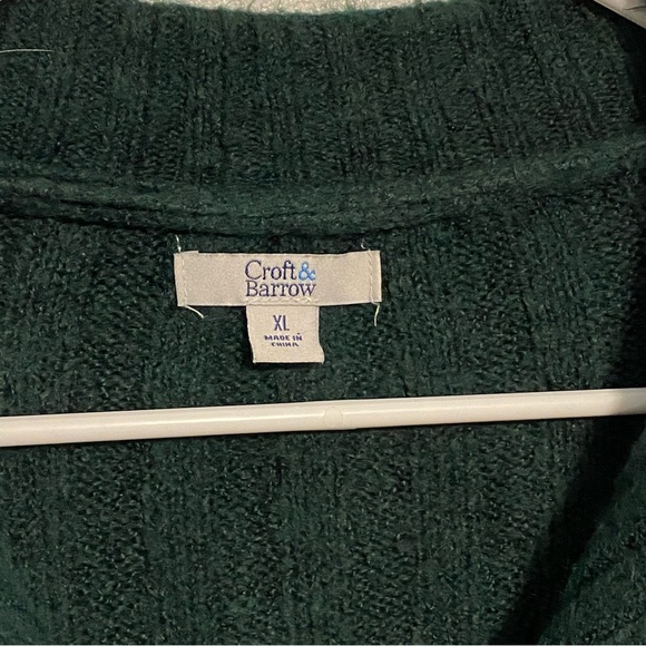 Emerald Green Half Zip Soft and Cozy Sweater - Picture 5 of 5